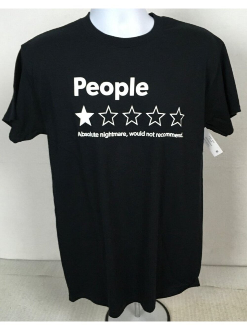 DOM T shirt Unisex Size M 38 People Absolute Nightmare Would Not Recommend New